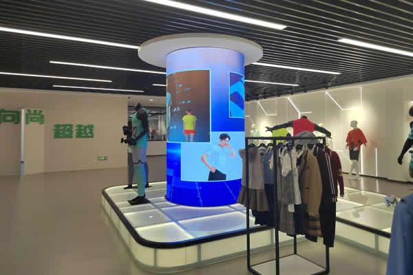 佛山市某品牌體驗店 - 弧形、圓柱LED顯示屏